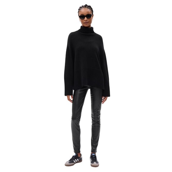 GAP Womens Xsmall Turtleneck Slit Hem Pullover Sweater - Picture 1 of 13